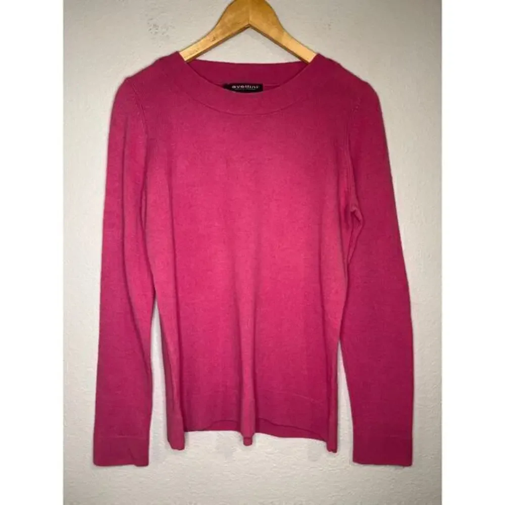 Avellini 2 ply cashmere boat neck fitted sweater L